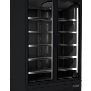 Køleskab 1000 liter - Side by Side - 2 låger - Sort - Default Title
