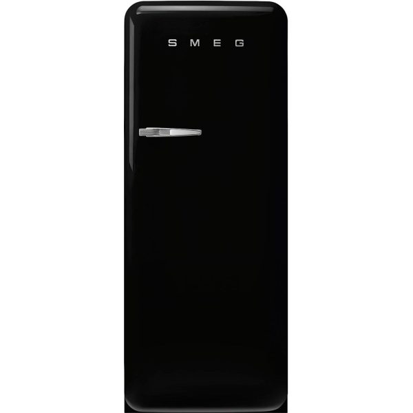 Smeg FAB28RBL6 Køleskab Med Fryser 153cm Højrehængt Sort