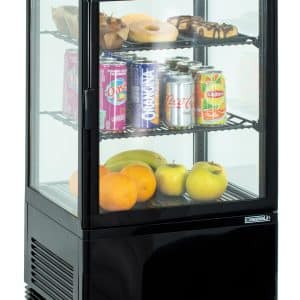 Display køleskab 58 L - Sort